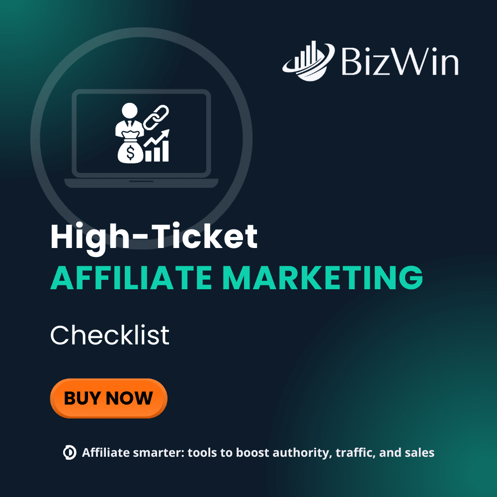 High-Ticket Affiliate Marketing - Checklist
